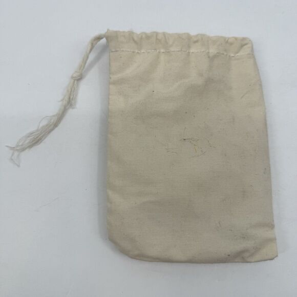 Handmade War Eagle Mill Small Drawstring Bag 7”x5” Graphic Print - Picture 3 of 7